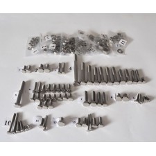 SPOJOVACÍ MATERIÁL MOTOCYKLU (BEZ MOTORU) - JAWA 50/23 MUSTANG - NEREZ LEŠTĚNÝ